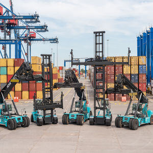 Lift Trucks at Port